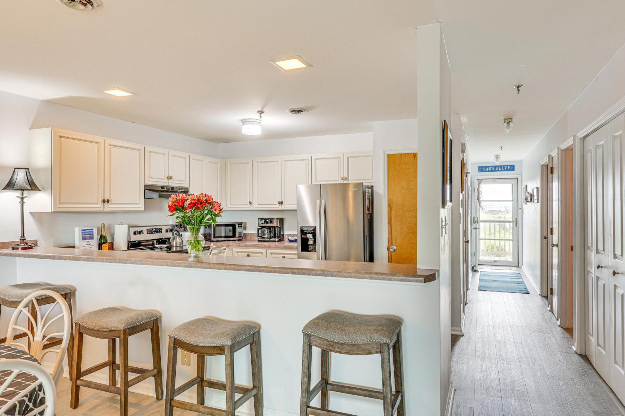 Oak Island Beachfront Condo With Community Pool Eksteriør billede